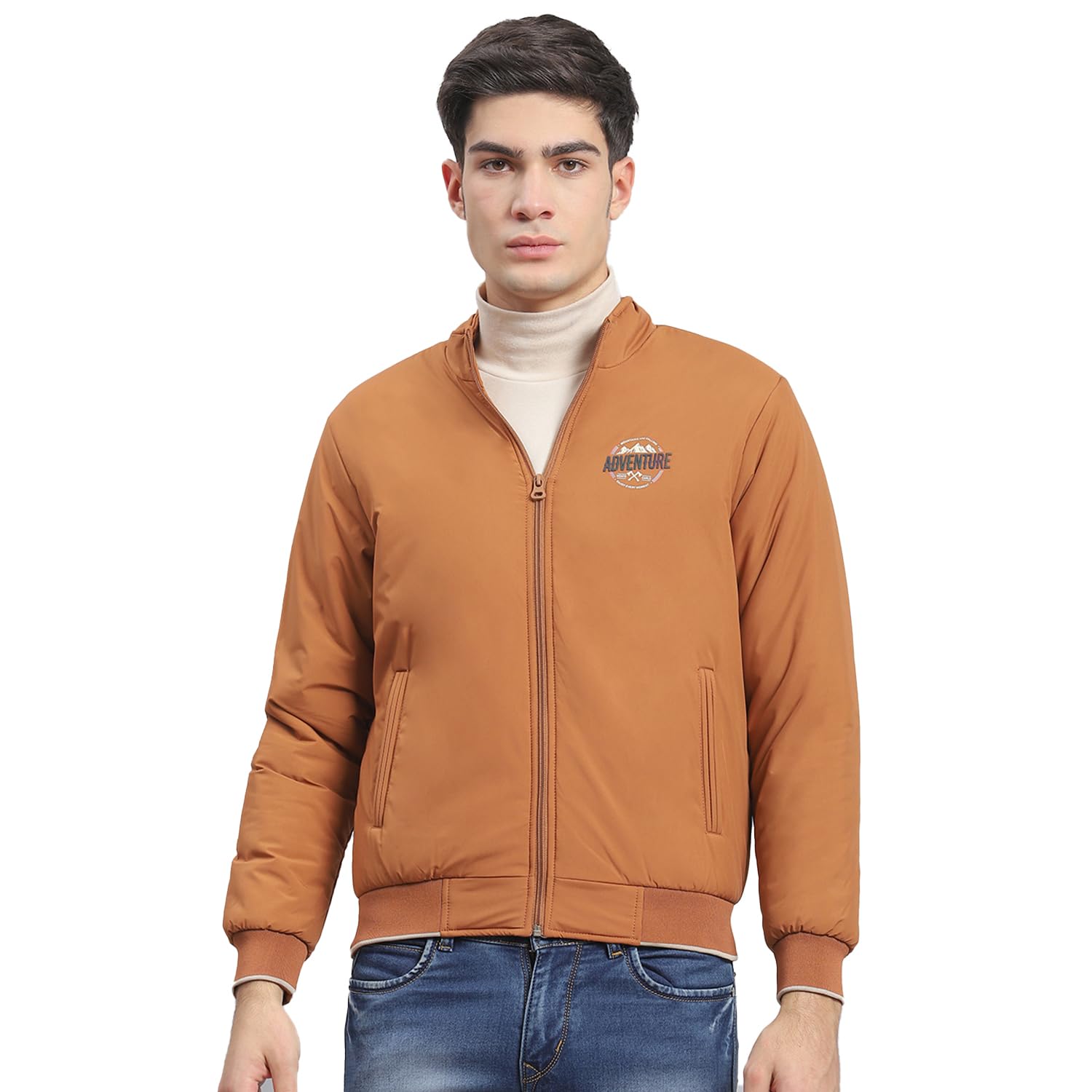 monte carlo Mens Solid Full Sleeve Stand Collar Casual Jacket (223061869)-picture-19