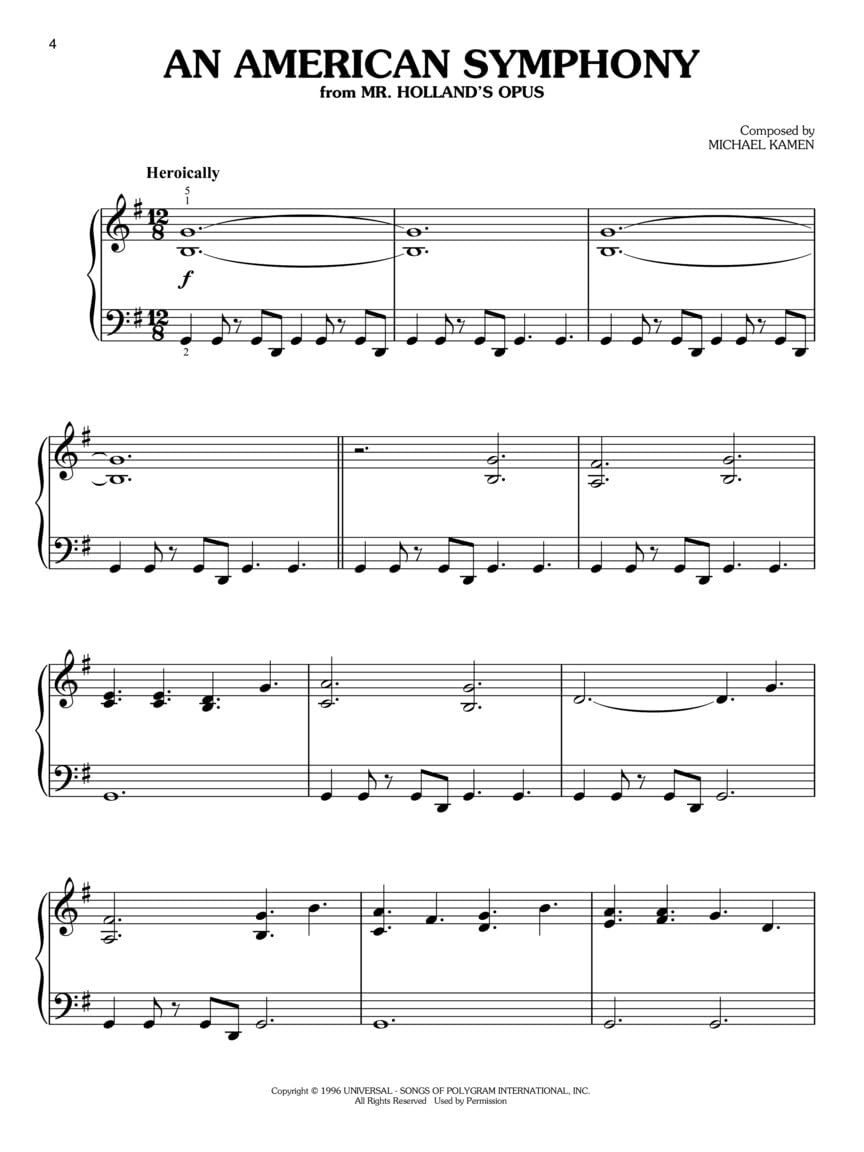 First 50 Movie Themes You Should Play on Piano Easy Piano Songbook | Iconic Film Scores and Soundtracks for Beginners | Hal Leonard Sheet Music Collection