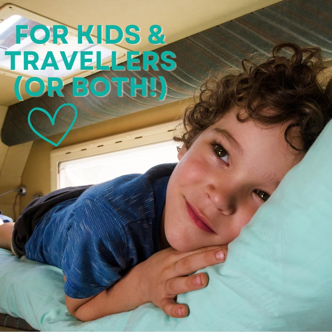 kinder Fluff Children Pillows (2x), The Only Twin Cushions for Kids 300T Cotton Shell & Down Alternative Fill - Image 3