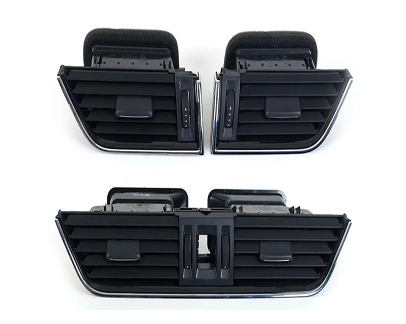 A/C Outlet Air Conditioning Vent For Skoda For Octavia 2015 2016 2017-2022 Dashboard Left Right Central Rear Air Outlet Vent 5ED 819 701/702 5ED 819 203 5ED 820 951(3 PCS)