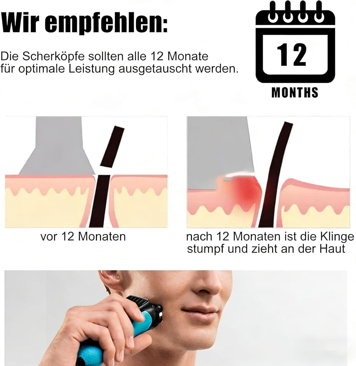 92S Ersatzrasierköpfe Kompatibel mit Braun elektrische Rasiermesser der Serie 9 - Kompatibel mit Braun Series 9 9290cc, 9291cc, 9370cc, 9293s, 9385cc, 9330s, 9296cc, 2 Stück（Silber）