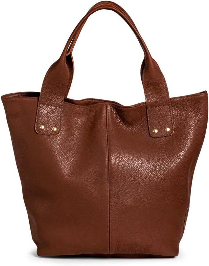 Bolsa Feminina Estilo Saco Em Legitimo Legitimo Couro Bovino (chocolate)