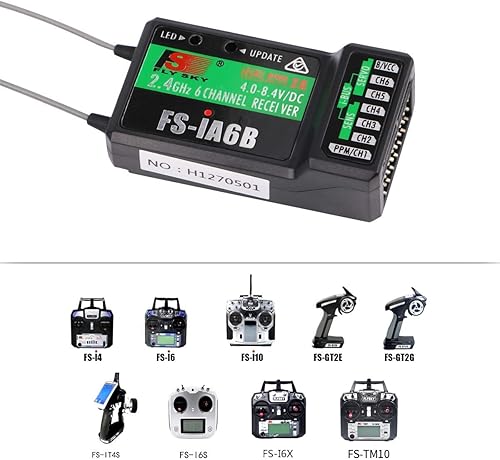 Miniatura 6 de Flysky RC Transmisor TX con receptor para RC cuadricóptero FPV Racer avión
