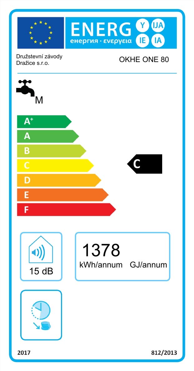 elektrischer wandhängender Warmwasserspeicher Boiler mit verschleißfreiem Keramikheizstab - 2-Kammer-System - sehr flach Gehäusetiefe NUR 300mm in den Größen 80 L Liter 2 kW 230 Volt