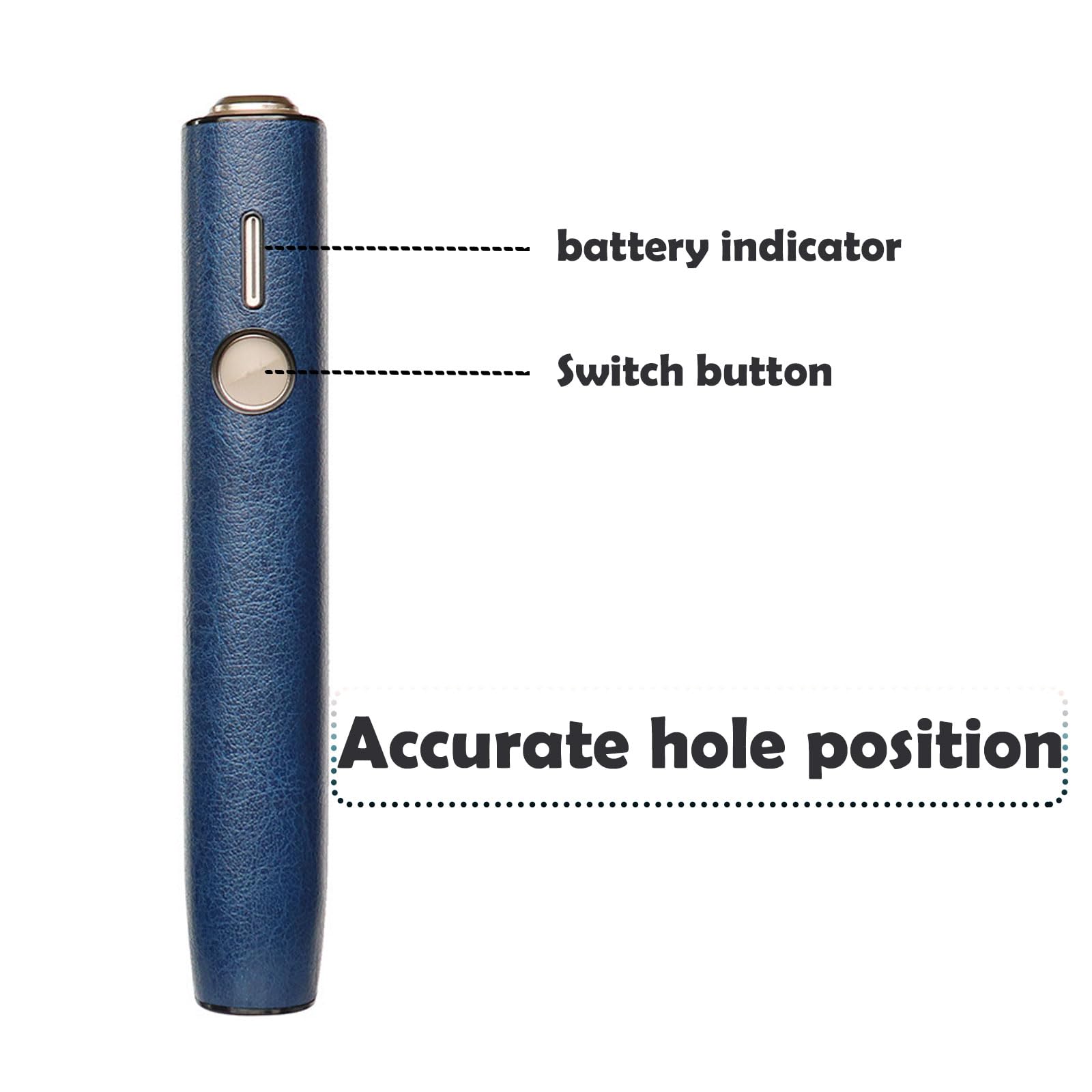 Hülle Für IQOS Iluma One – Aus PU-Leder, Niedliches Muster, Weiß