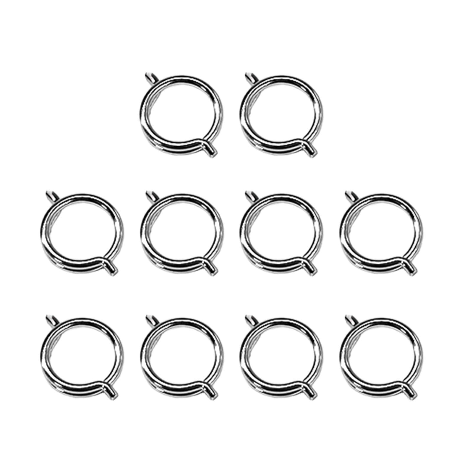 10 Pièces Ressort Cisaille Volaille Remplacement Ciseaux Acier Spirale Boucle Installation Facile Adapté à Réparation Outil Maison Jardin, S