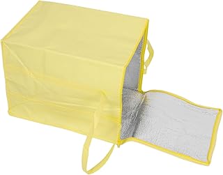 Healifty Insulated Cake Carrier Bag Portable Thermal Food Carrier for Cakes Drinks and Groceries Lightweight Insulation Secure Zipper Closure for Events and Gatherings