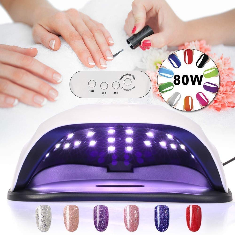 Lampa UV do paznokci żelowa 220W LED lampa szybka