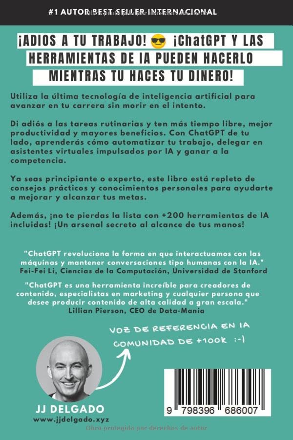 Miniatura 2 de Smash ChatGPT Como hacer que la Inteligencia Artificial haga tu trabajo (Mientras sigues haciendo tu dinero) (Spanish Edition)