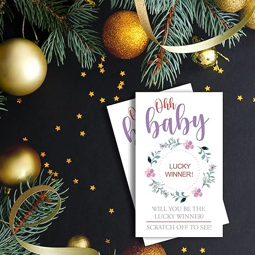 Miniatura 6 de Paquete de 50 tarjetas para raspar con certificado de regalo en blanco para pequeñas empresas, spa, belleza, maquillaje, peluquería, despedida de