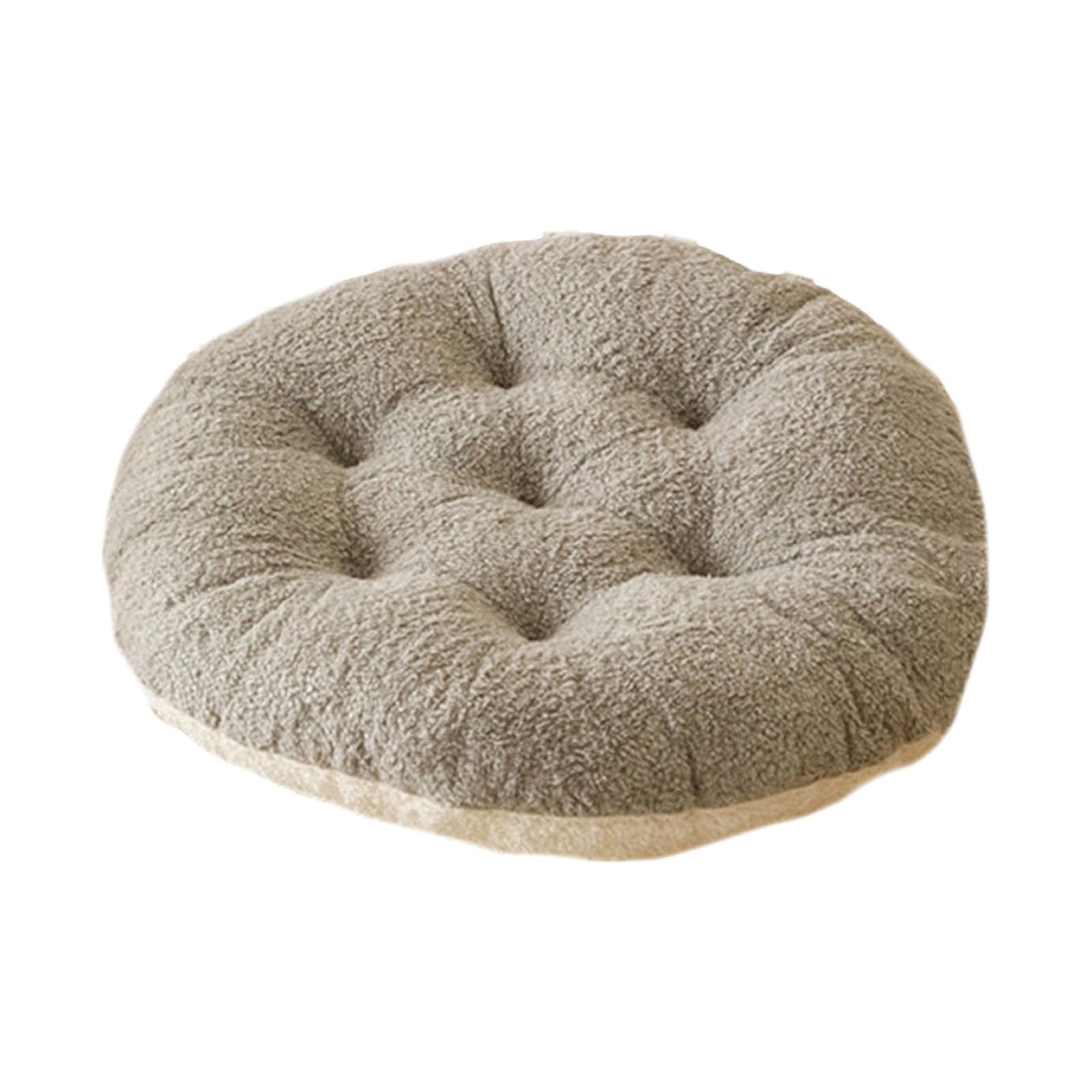Hanging Chair Cushion Thick Garden Pod Chair Mat for Office Living Room Home Gray White-image-49
