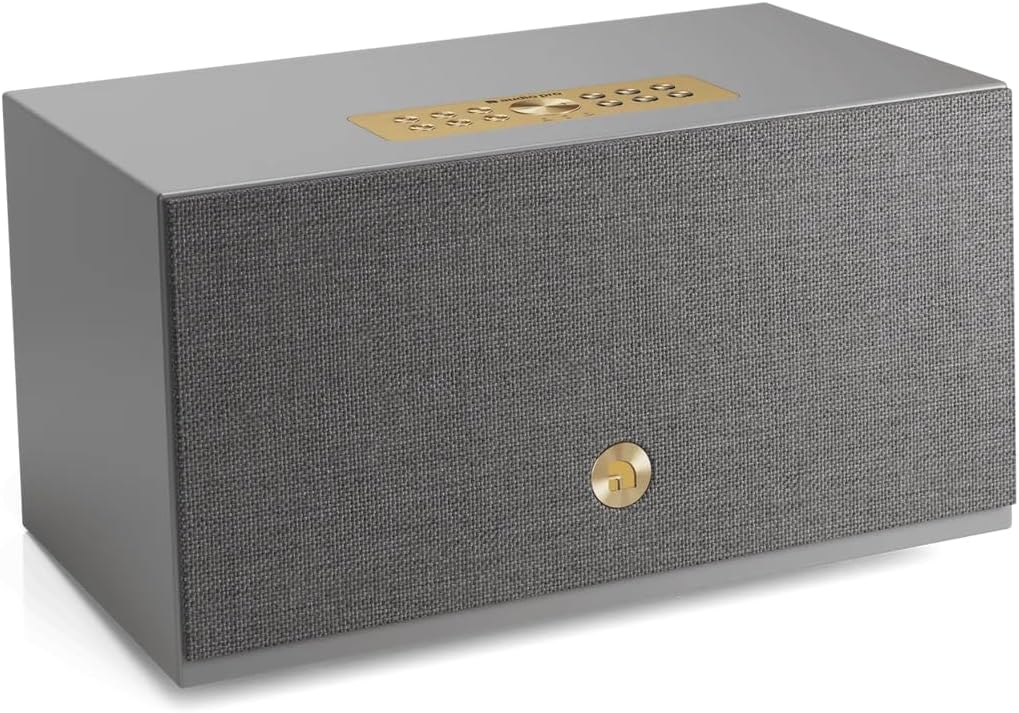 Audio Pro C10 MkII W – WiFi and Bluetooth Speaker, Multiroom, AirPlay 2, Google Cast, Spotify Connect - Grey
