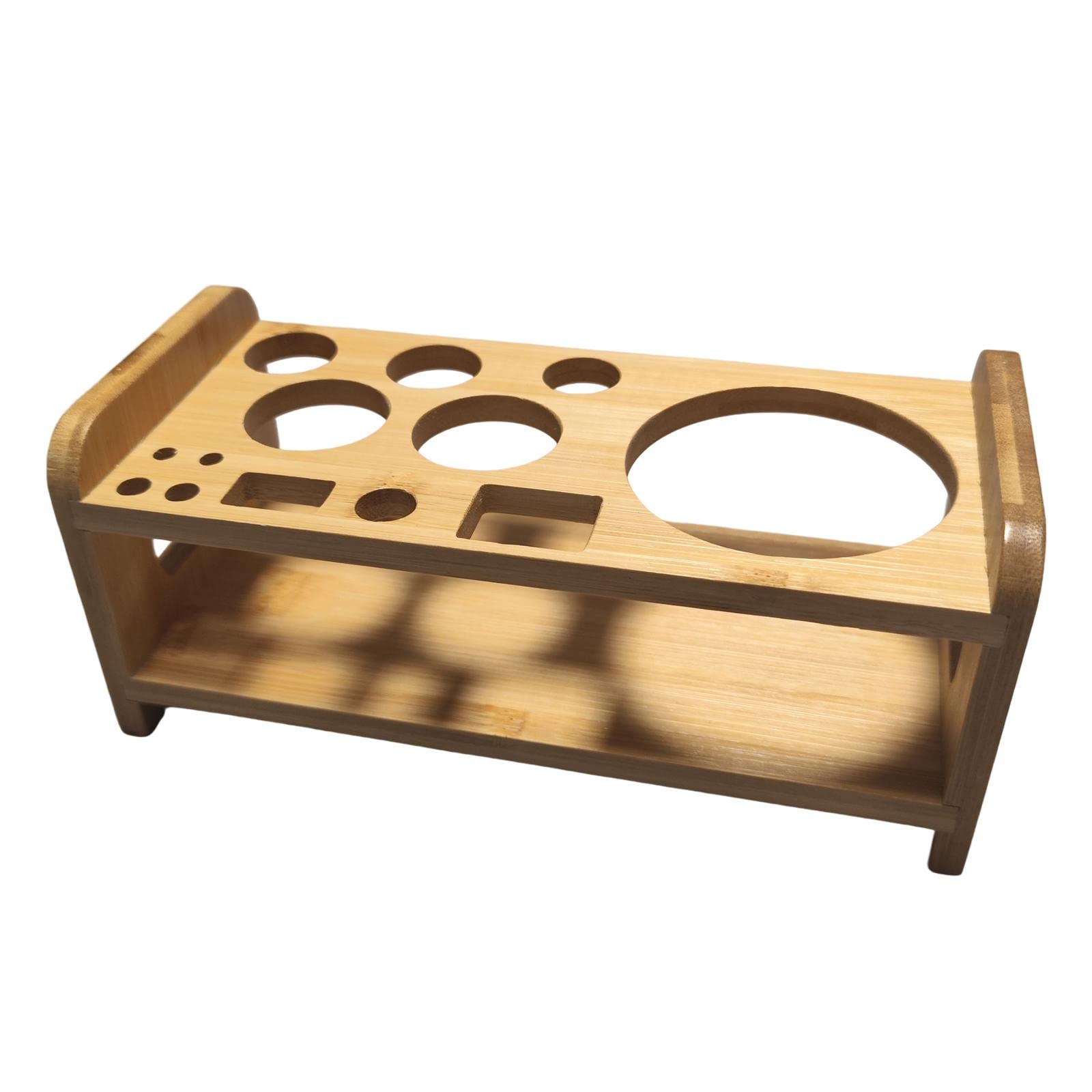 Cocktail Shaker Wooden Rack Barware Drinkware Set Bartending Tool for Beginners Stable Ta…