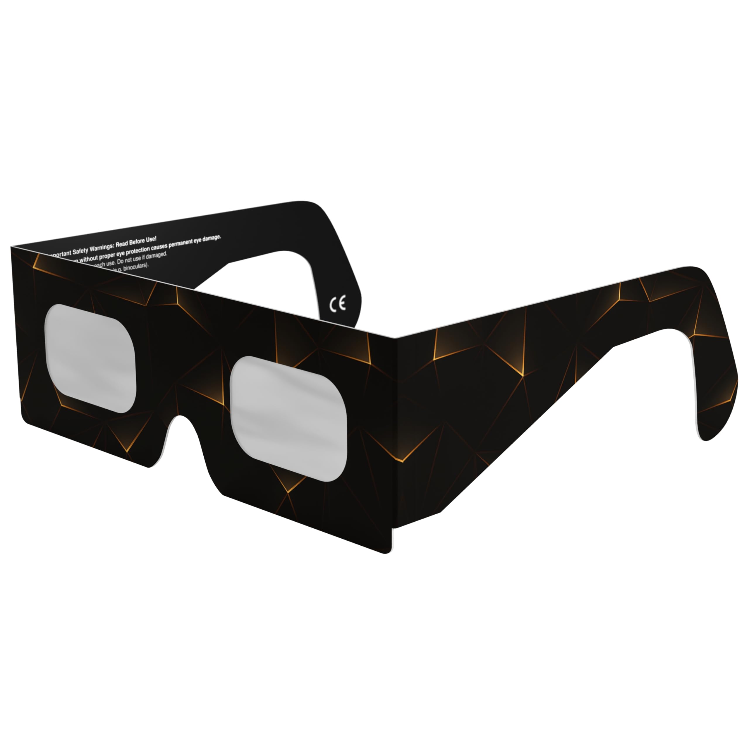 Absolute Eclipse Lunettes Eclipse Solaire 2026 pour Voir l'Éclipse - ISO 12312-2 CE Certifiées Homologuées - Lot de 100 Écoles - Design Goldline - Adultes Enfants - Fabricant Européen Reconnu AAS