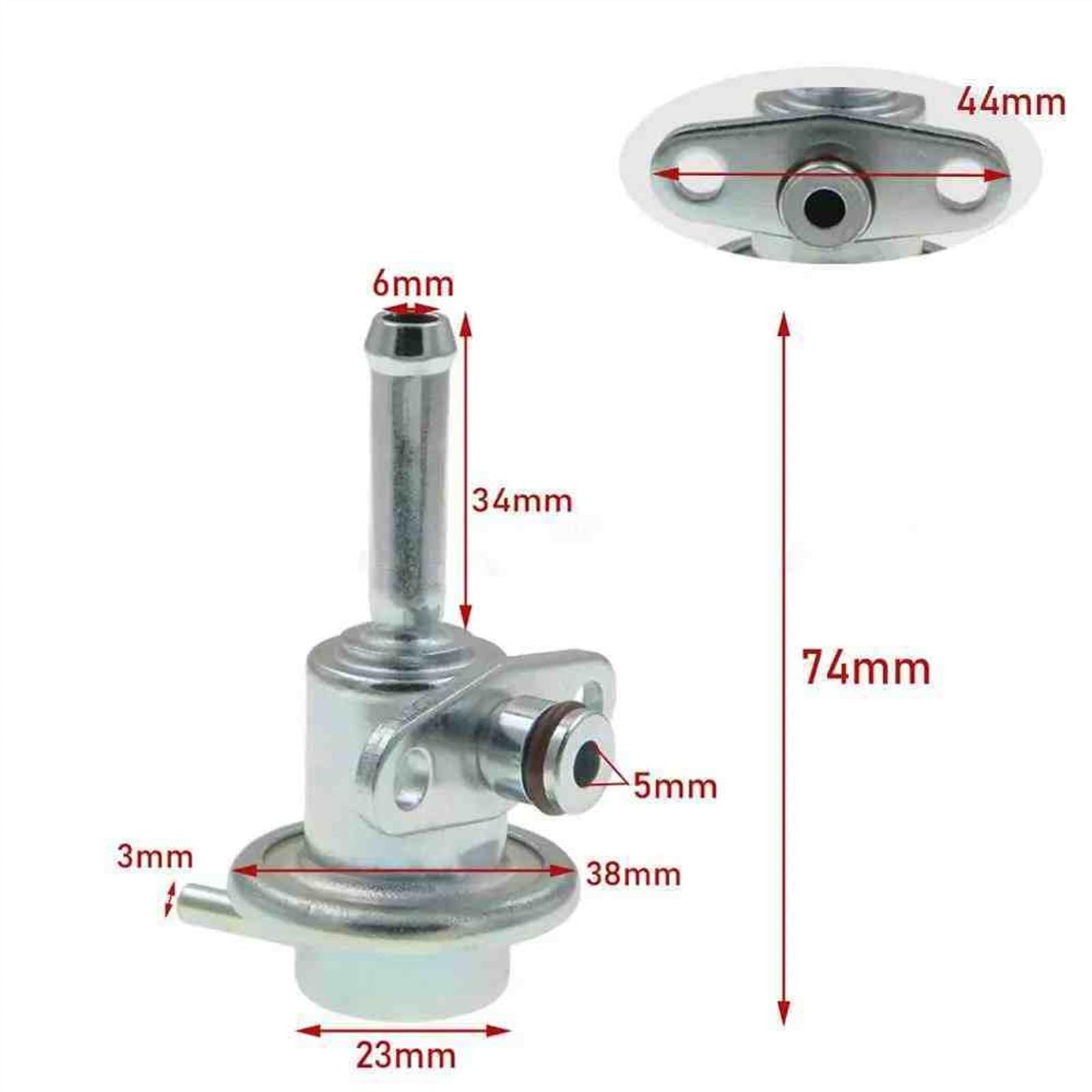 Misura for Nissan Sentra D21 Tsuru 240SX for Infiniti QX4 I30 89-04 for Dodge 3.8 Bar OE #: 22670-38U00 64009 Regolatore di pressione di iniezione del carburante