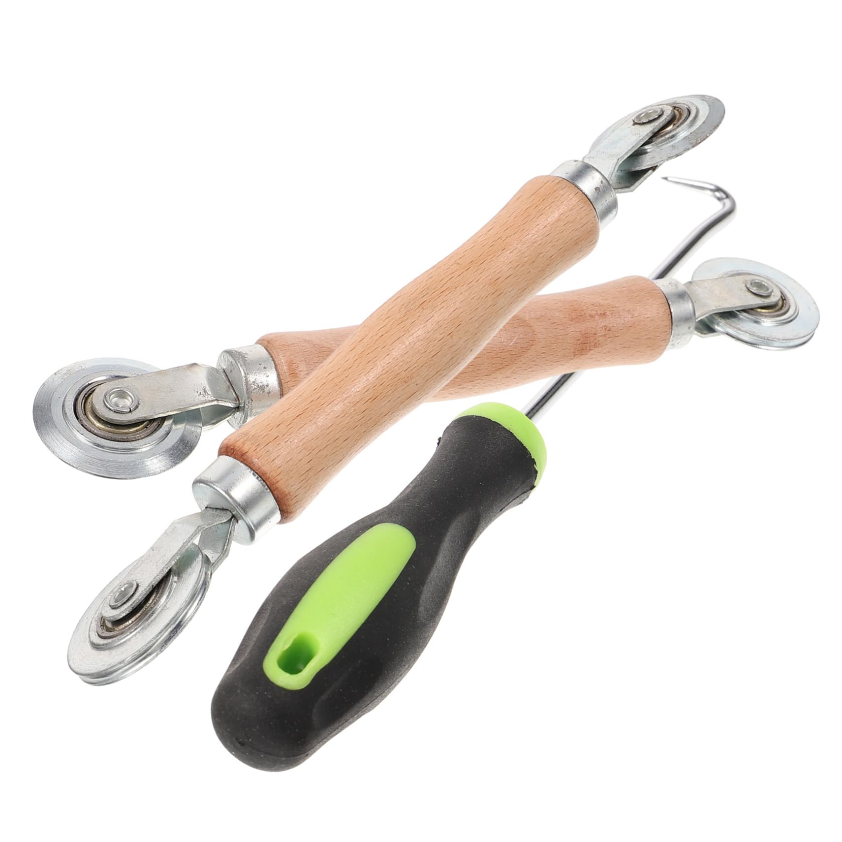 5 Sätze Reparaturwerkzeuge Für Bildschirm Fix Netz Spline Bausatz Hilfe Rollen Siebwalzenwerkzeug Rollwerkzeug Für Fliegengittertüren Bildschirminstallationstool Holz 3 Stück * 5