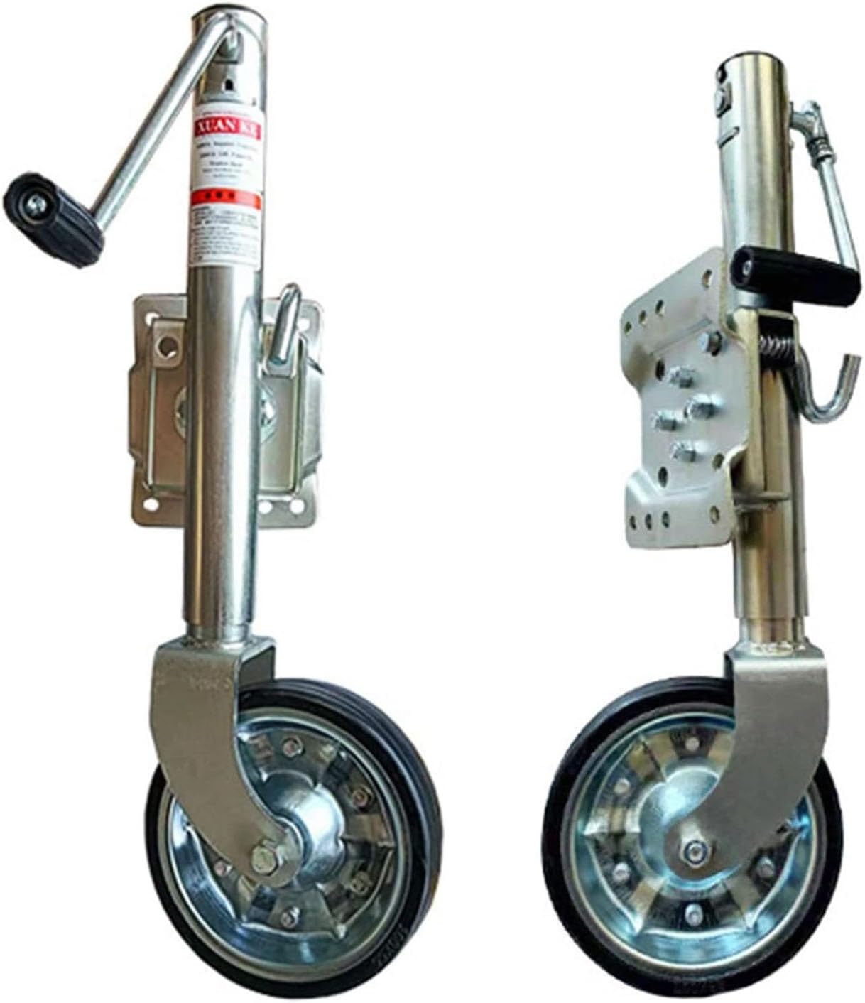 Swivel Boat Trailer Jack - Heavy Jockey Wheel Trailer, Support Load 680kg, 10.2in Lift, 8in Steel Rim Wheel, Lift Automatic Guide Caravan for Caravan(