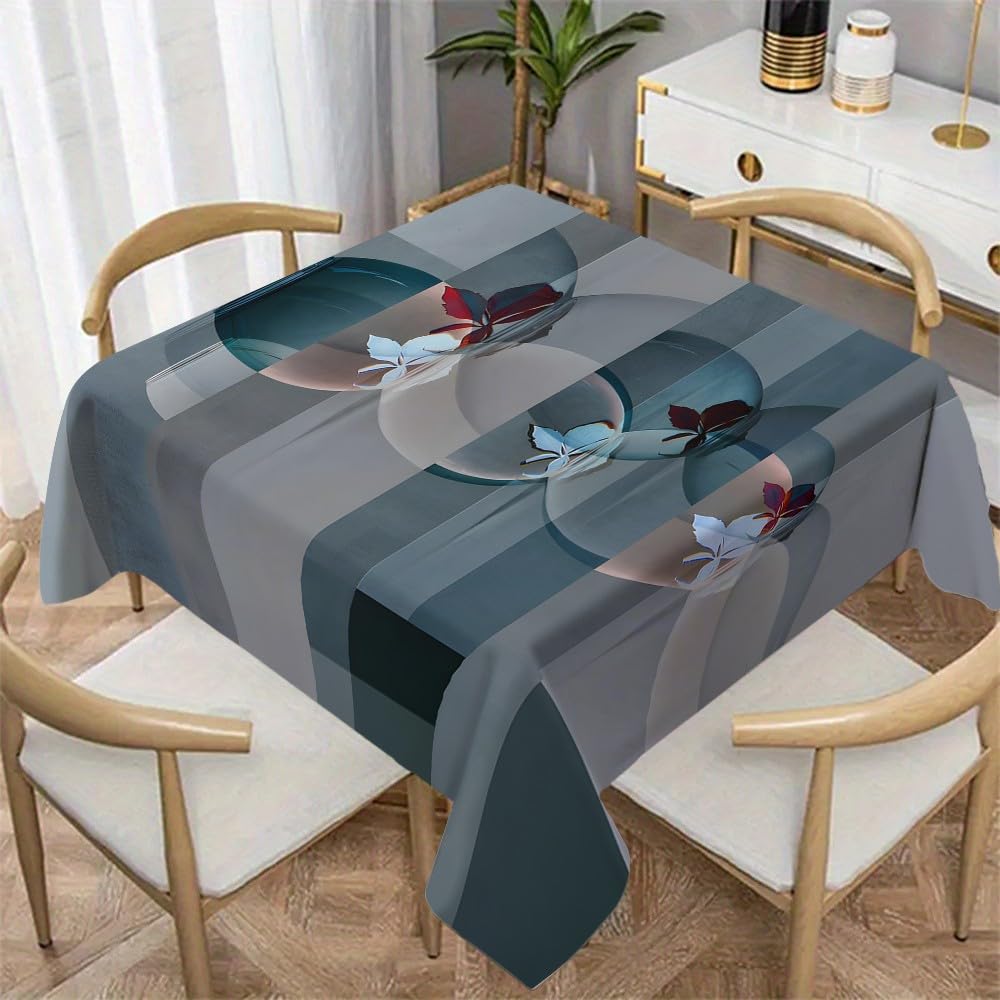 Nappe de table cercle minimaliste pour repas de famille et décoration moderne de salon