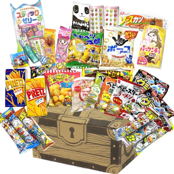 Amazon.co.jp: (30点 宝箱) 駄菓子 お菓子 詰め合わせ (夏祭り 縁日