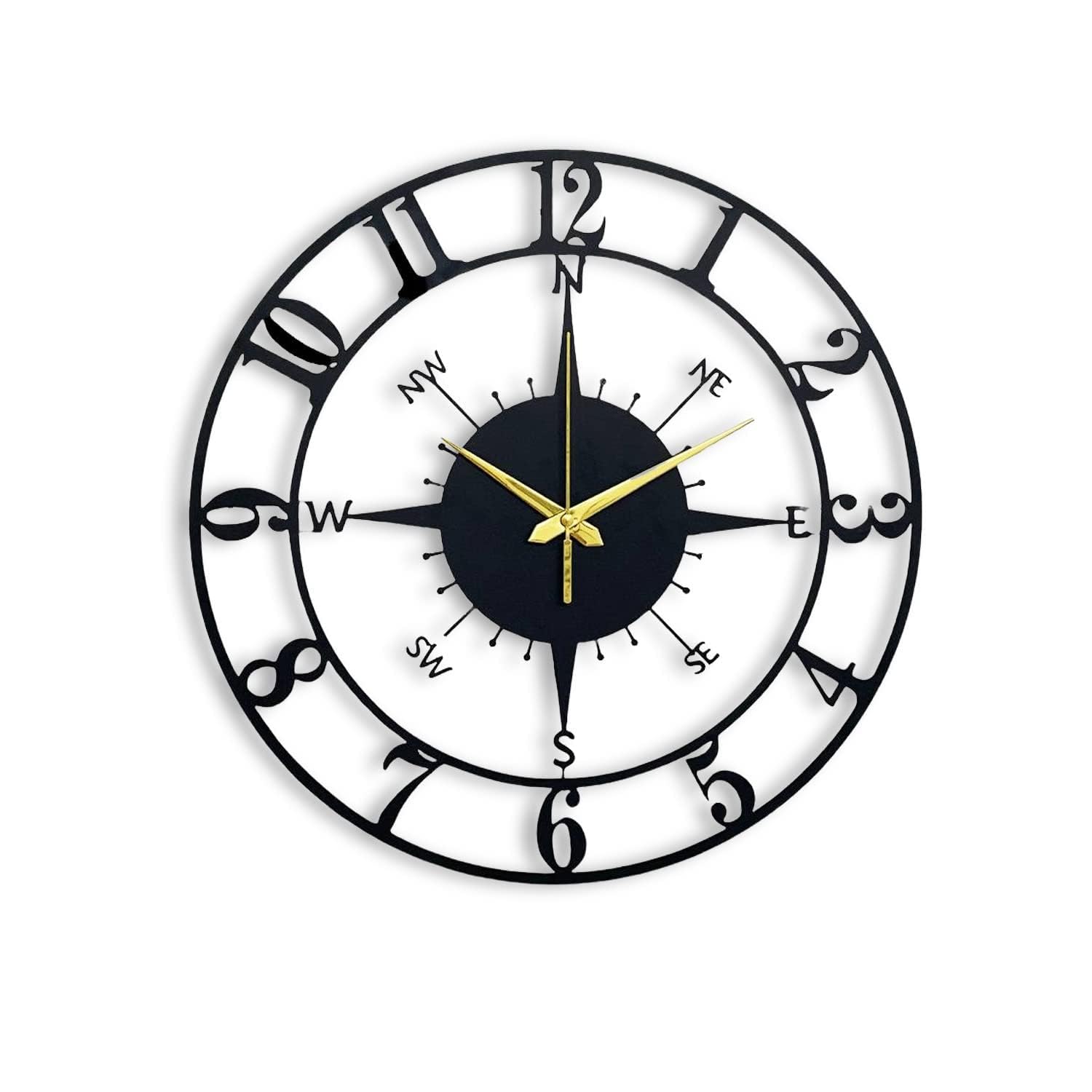 Designer Metal Wall Clock - Antique Style -17 Designer Metal Wall Clock - Antique Style -17