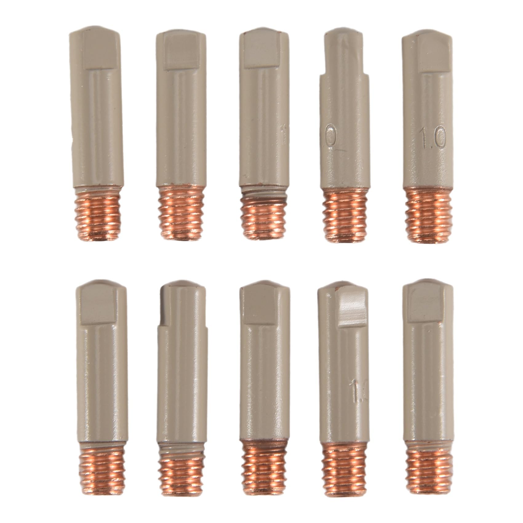 Littimoon MB 15AK Welding Contact Tips Coating Protect 25mm M6 Gas Nozzle Tip MIG Welding Torche Welding Tool Parts 1.0mm