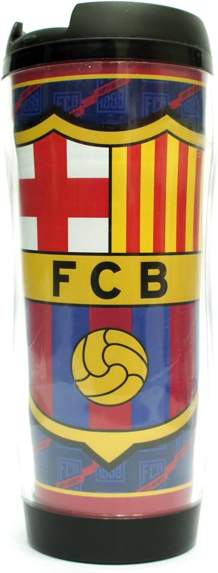 F.C. Barcelona Double Wall Plastic Bottle/Mug Crest