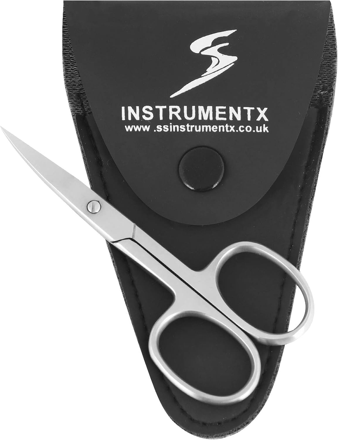 SS INSTRUMENTX Forbicine Per Unghie, Lama Curvata Professionale Forbici Unghie Per Uomini e Donne, Frbici Per Unghie Piedi Perfette Per Unghie Spesse, Cuticole e Unghie dei Piedi