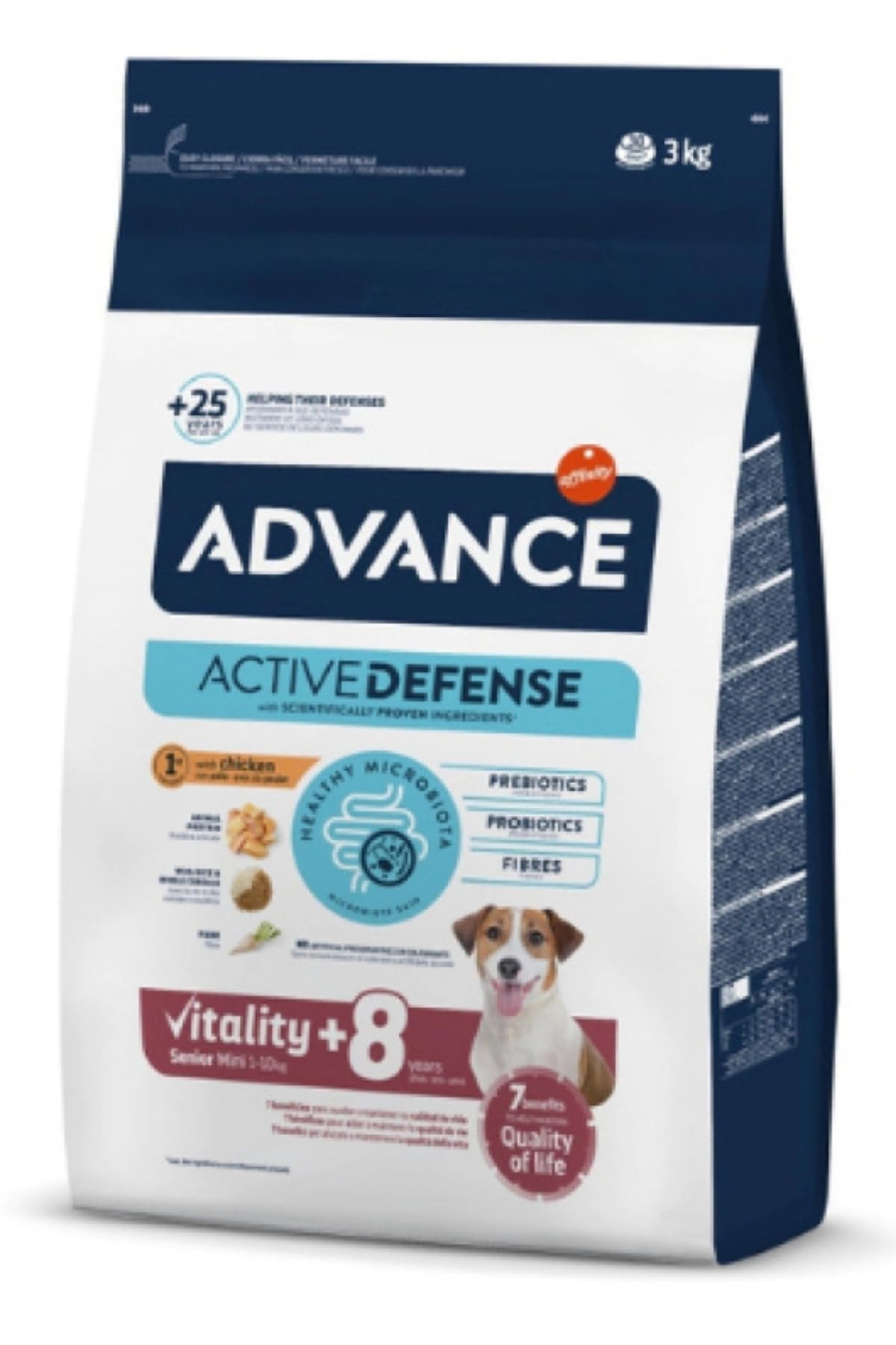 Advance - MINI SENIOR Poulet ve Riz - 3 Kg
