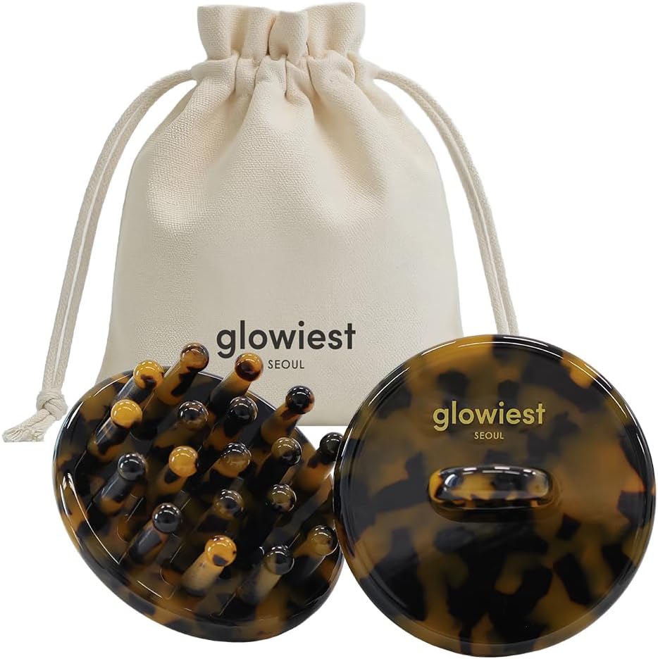 glowiest Pamper Yourself Scalp & Body Gua Sha – Effortless Lymphatic Massage Tool with 19 Pressure Dots for Tension Relief & Circulation