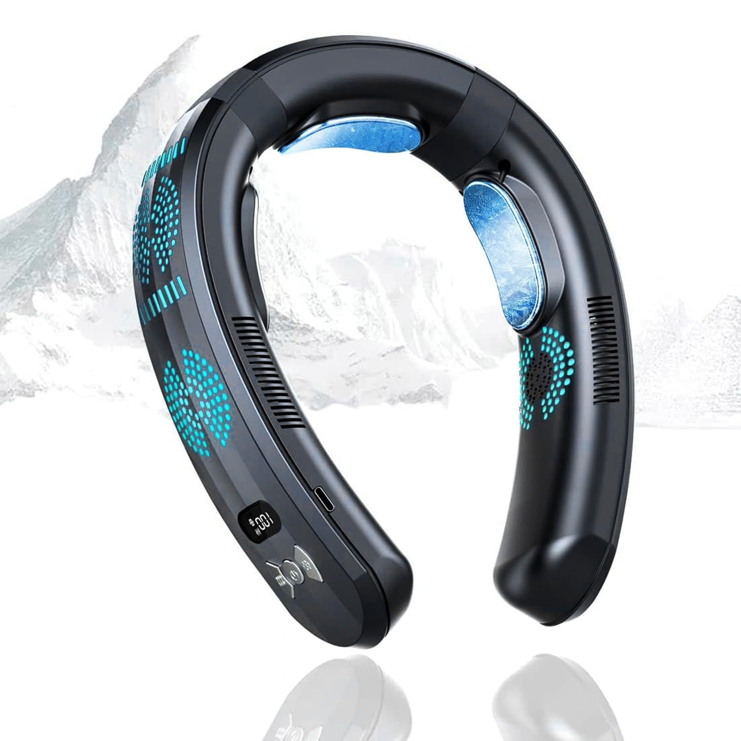 ネッククーラー 2025夏改良版冷暖両用10000mAh 大容量