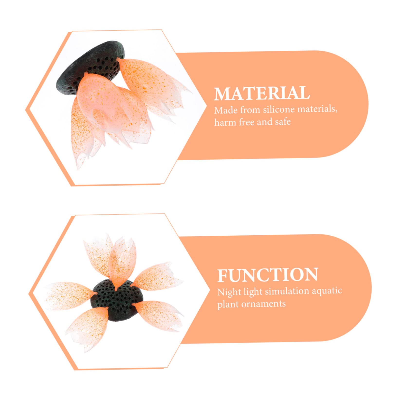 Toddmomy 3piezas Coral Artificial De Brillante para Decoración De Acuarios y Peceras Adorno Acuático para Paisajismo Subacuático y Establecimiento Natural