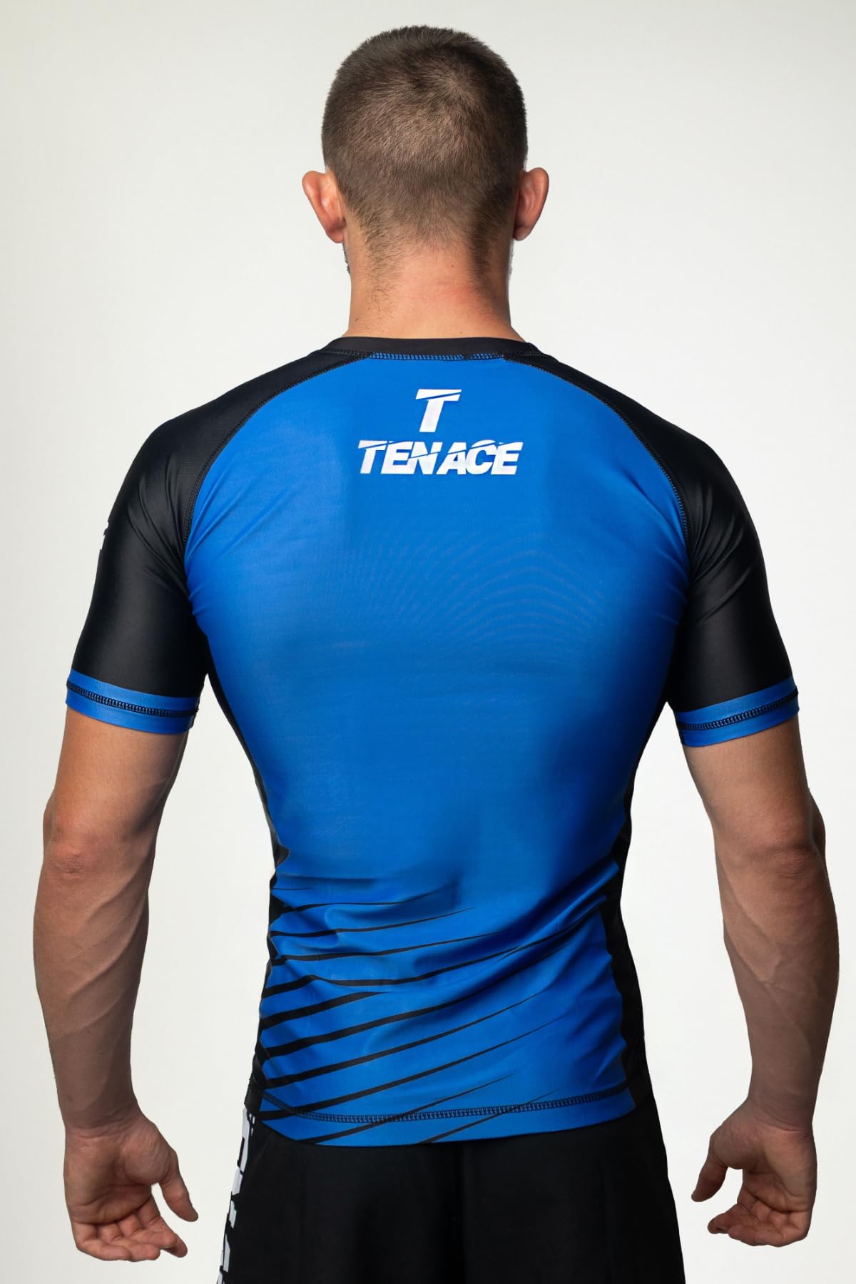 Tenace T-shirt de compression Jiu Jitsu Compétition pour entraînement MMA, BJJ, Grappling Rashguard