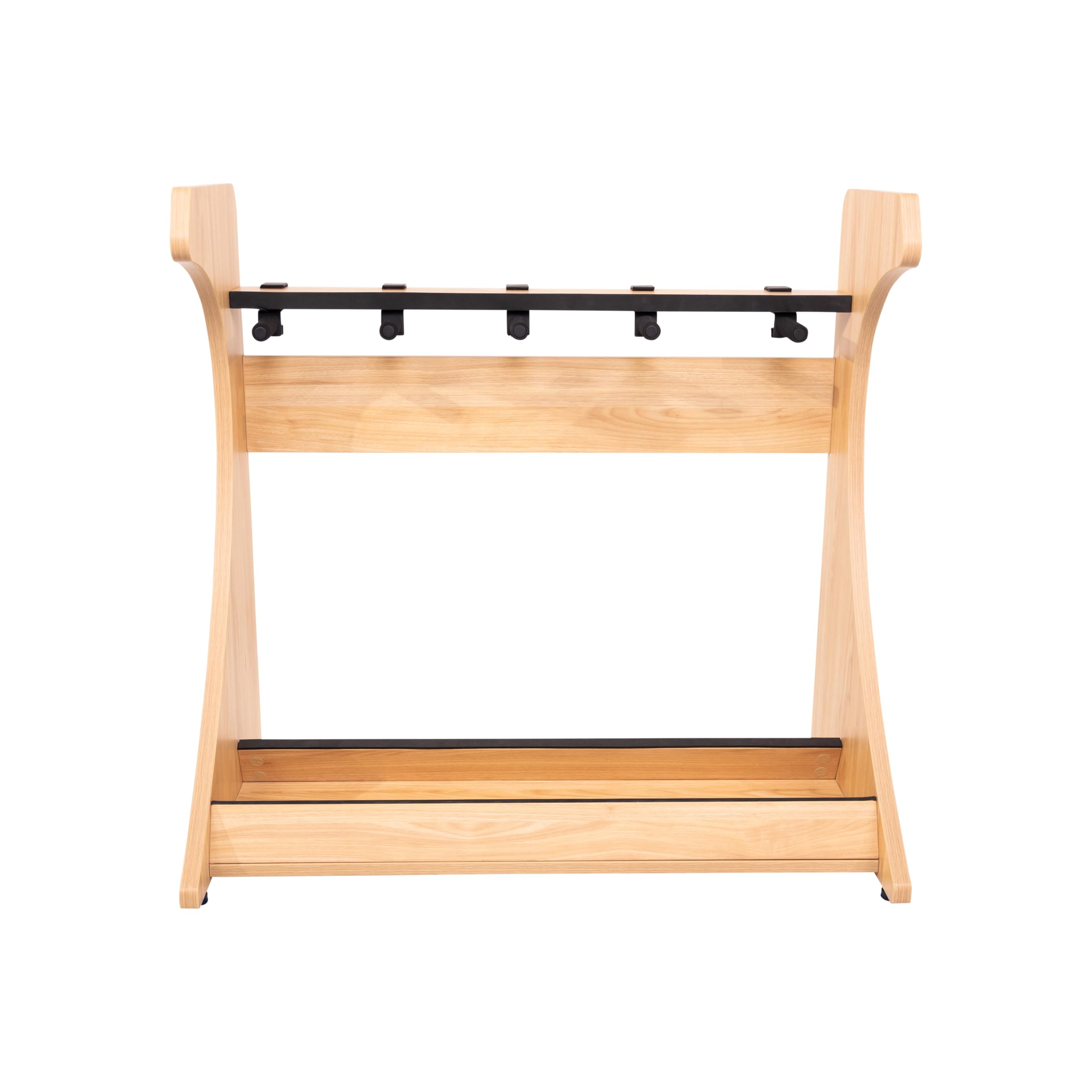 Gator Frameworks Elite Gitarrenständer für 5 elektrische oder akustische Gitarren, Ahorn (GFW-ELITEGTR5RK-MPL)