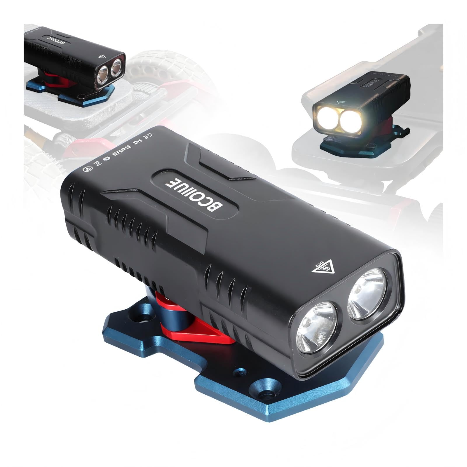 Skateboard Lights Super Bright 10000 mAh 74 H Run Time Ultra Hard T6 Aluminum Alloy Digital Power Display