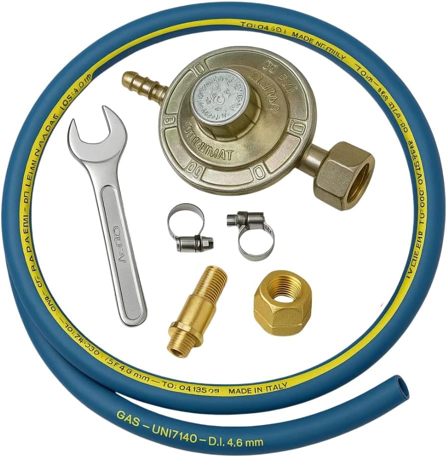 🎯 Regolatore 30 mbar taratura VARIABILE – Pressione stabile per impianti domestici GPL.