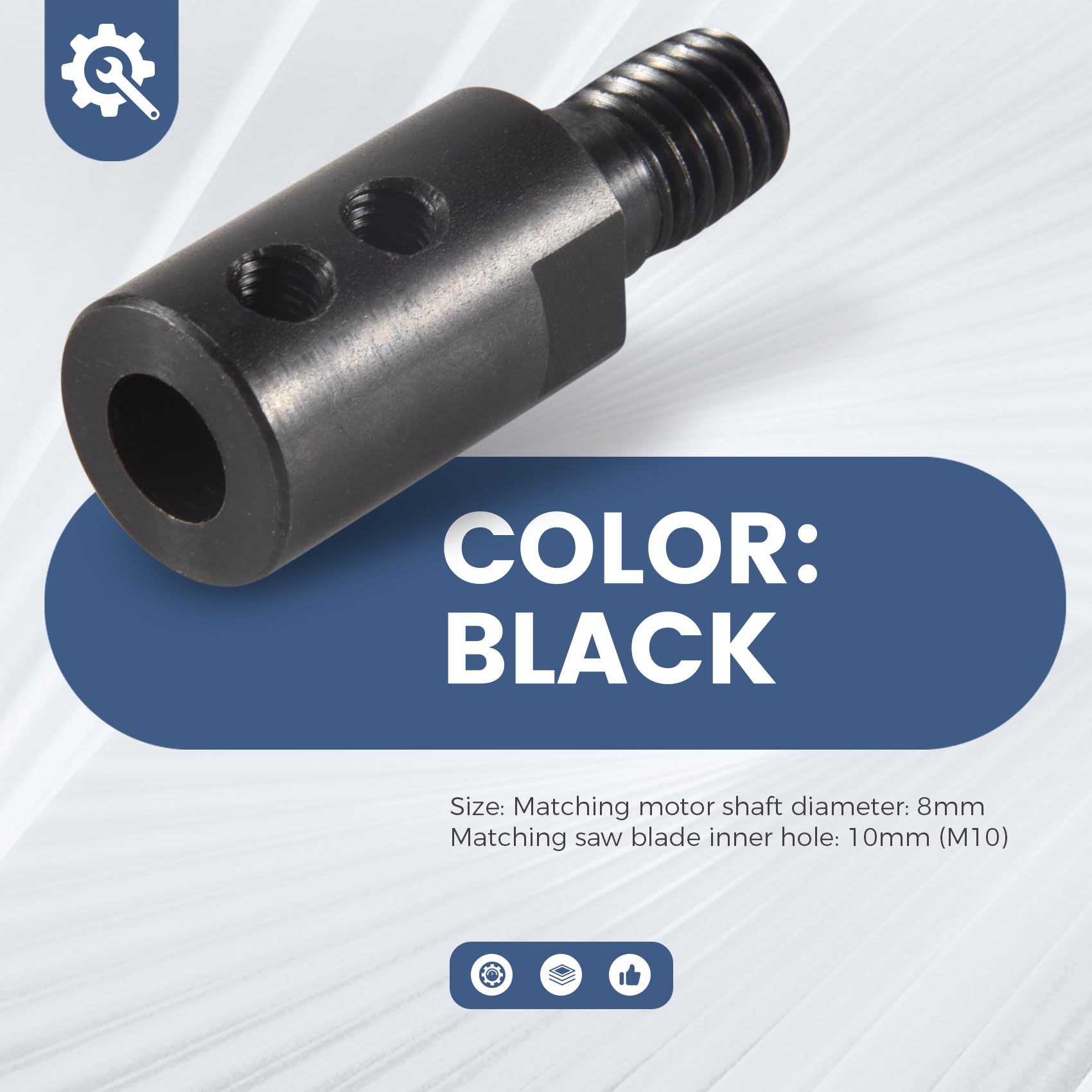 1 Stück M10 8 Mm Dc Motor Welle Bohrer Adapter Für Säge Blatt Verbindung Kupplung Gelenk Verbinder Koppler Hülse Werkzeuge Zubehör