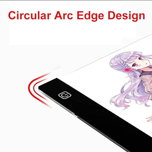 Miniatura 5 de Caja de luz grande A1, almohadilla de luz magnética, mesa de luz LED portátil y ultrafina, almohadilla de luz artística para dibujo de tatuajes,