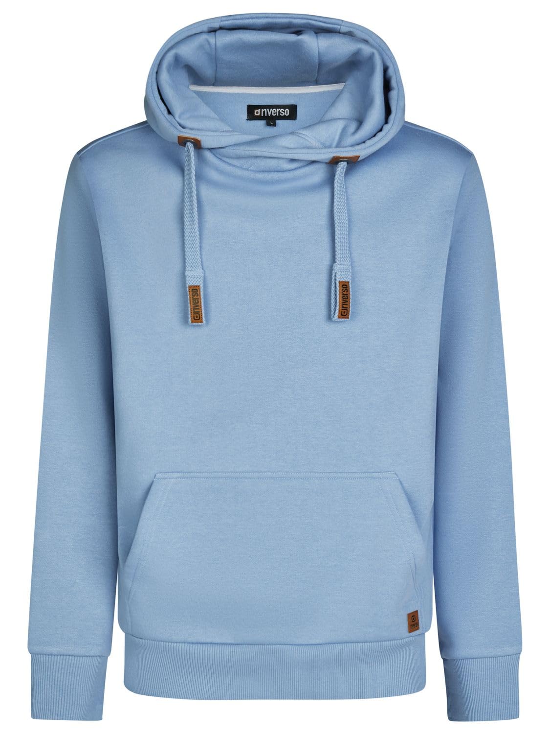 riverso Hoodie Herren Regular Fit RIVNiklas Kapuzenpullover Pullover Cross-Over-Kragen Grau Braun Grün Rot Blau Schwarz Beige S M L XL XXL 3XL 4XL 5XL