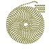 10 Foot Length Ball Chain, Number 10 Size, Brass Plated Steel, 10 Matching B Couplings