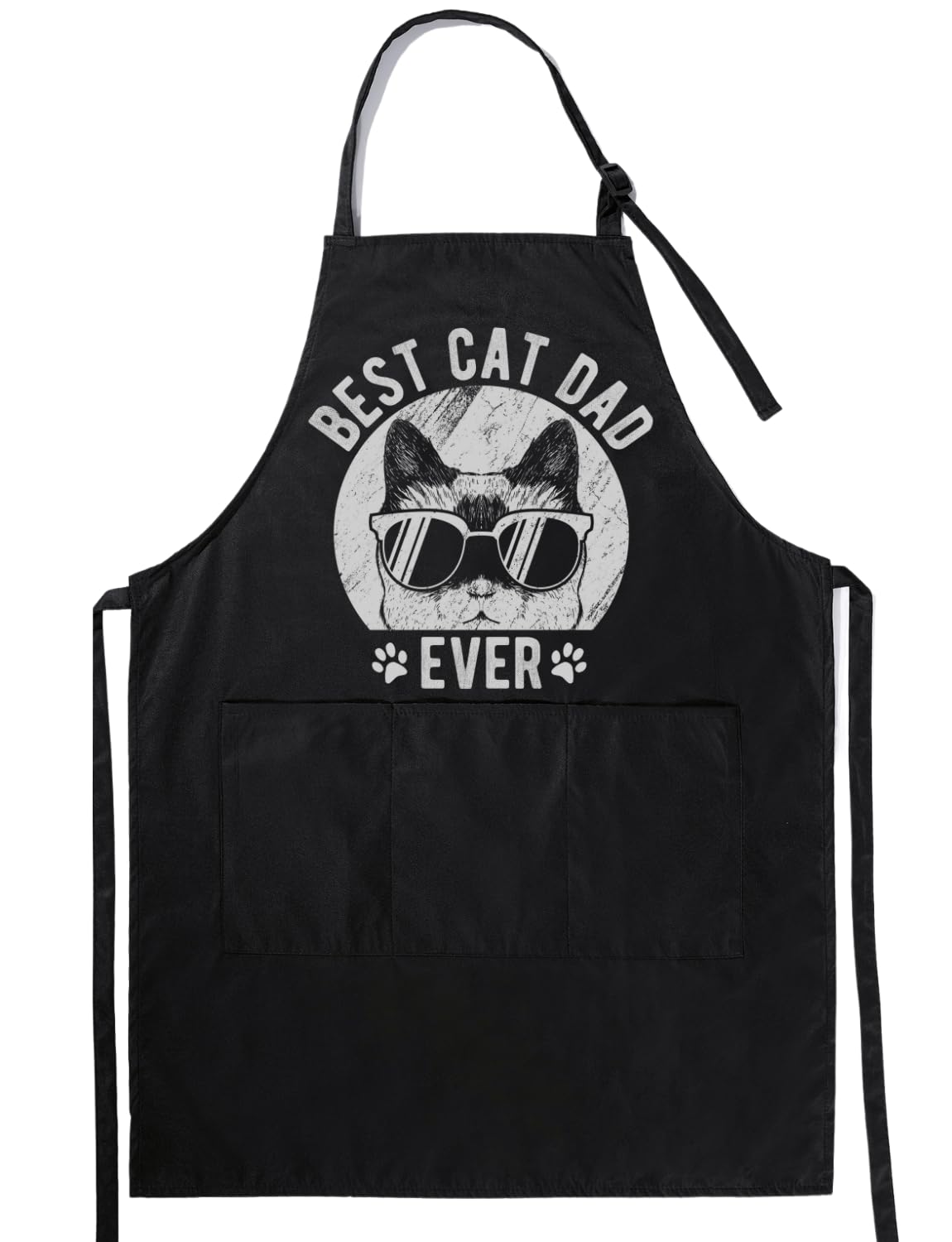 InnoBeta Cat Lover Gifts, Funny Apron with Pockets and Adjustable Neck Strap, Cat Gifts