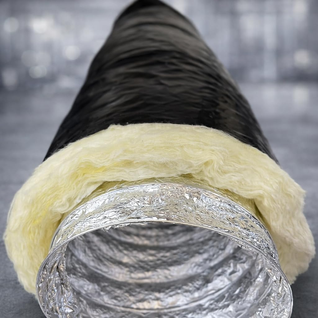 Gaine aluminium isolée 25mm diam 160mm L 10m