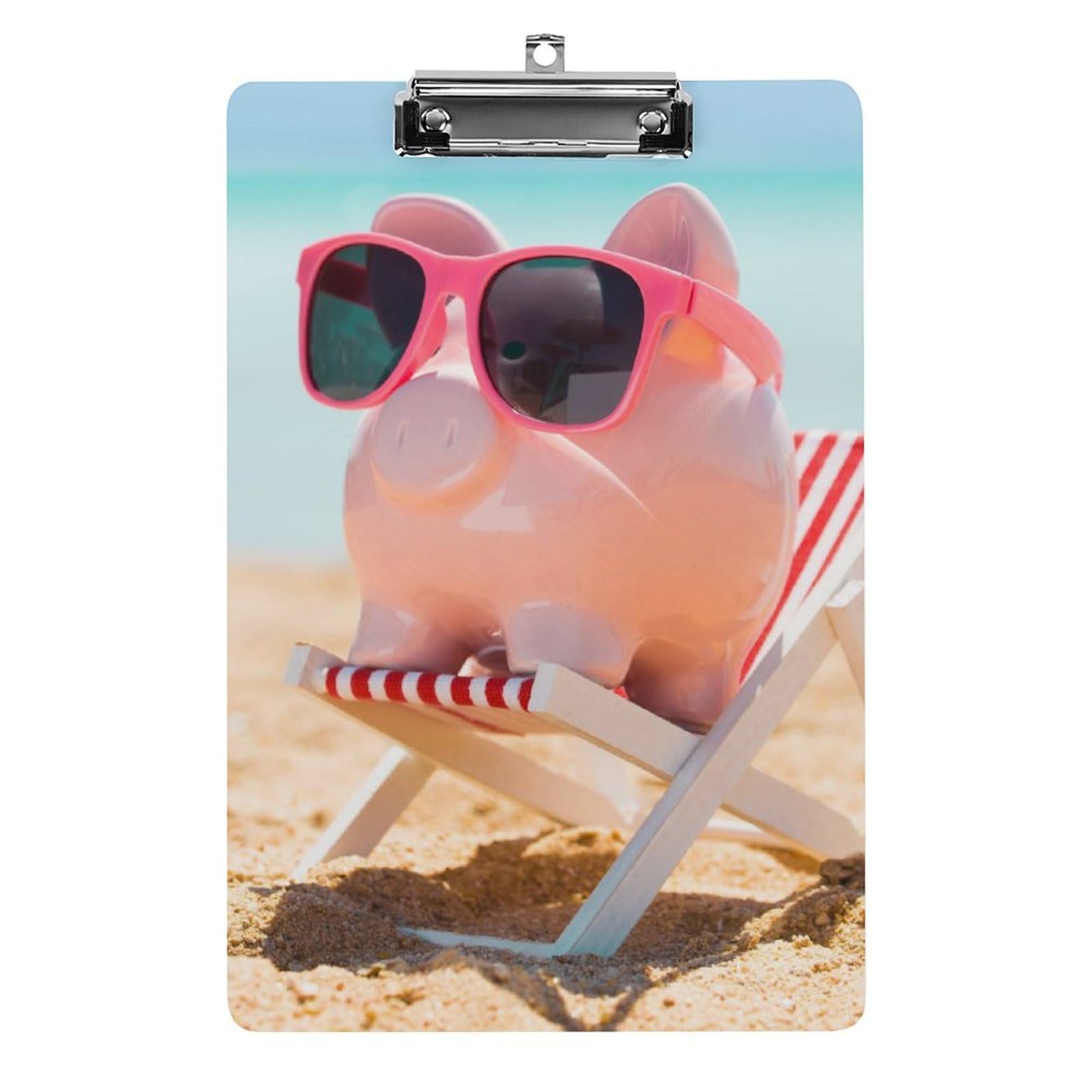 Planchette A4 cochon à lunettes de soleil pour écrire debout sans table - 8