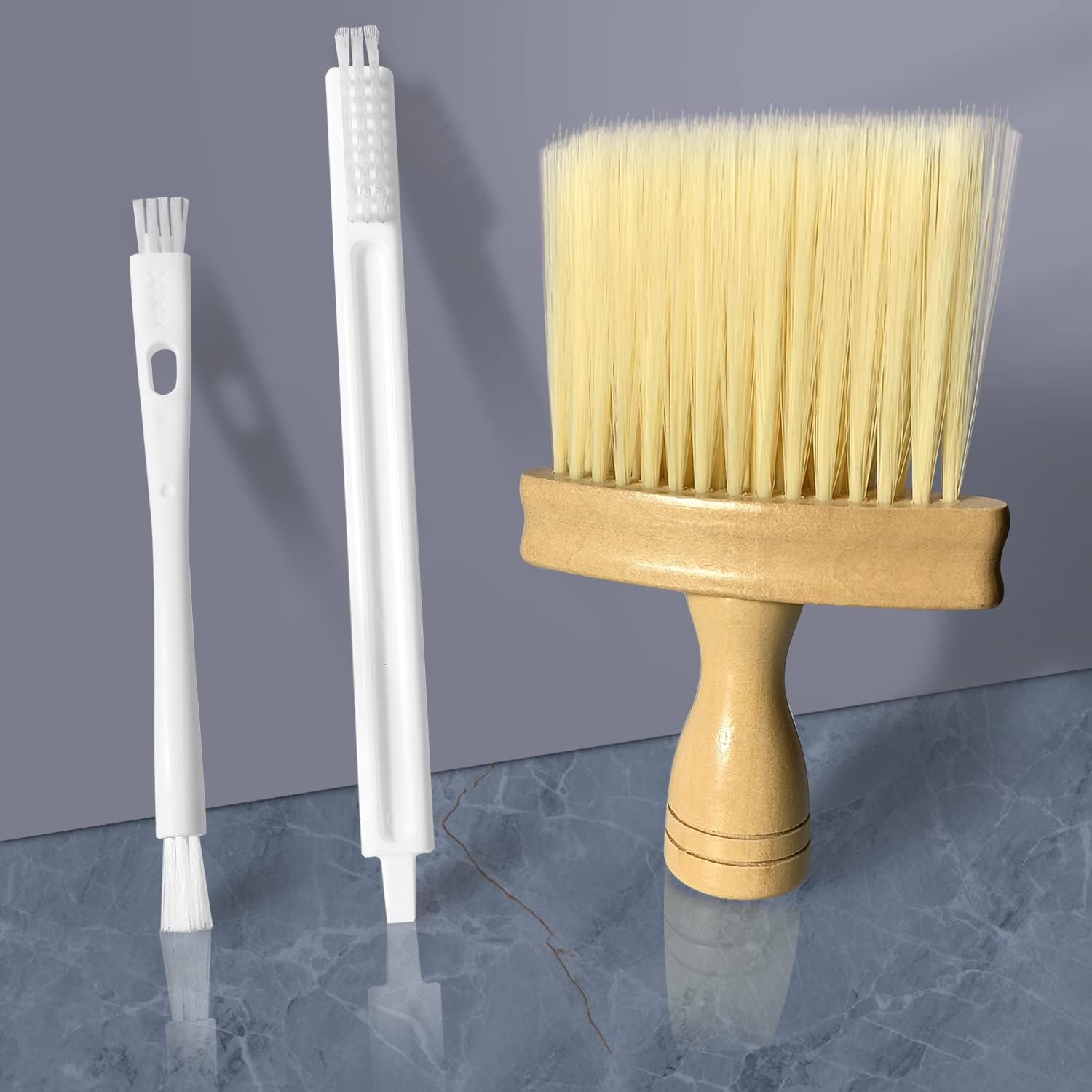 APBFH Keyboard Brush Kit- Small Cleaning Brushes for Computer Laptop PC Car Detailing (Set of 3)