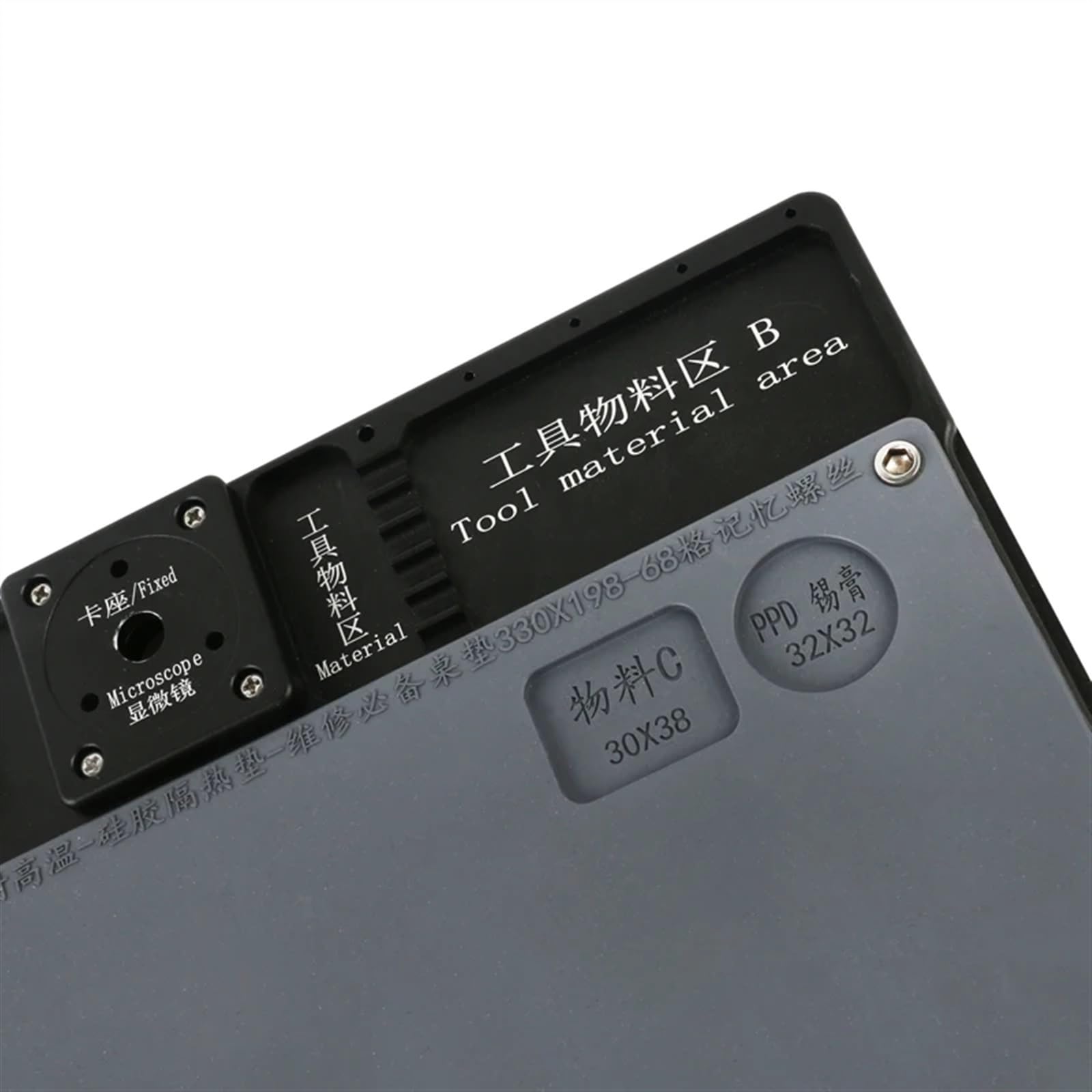 Support de Microscope trinoculaire multifonction en alliage d'aluminium, support de Base de table de travail, plate-forme d'entretien for caméra vidéo