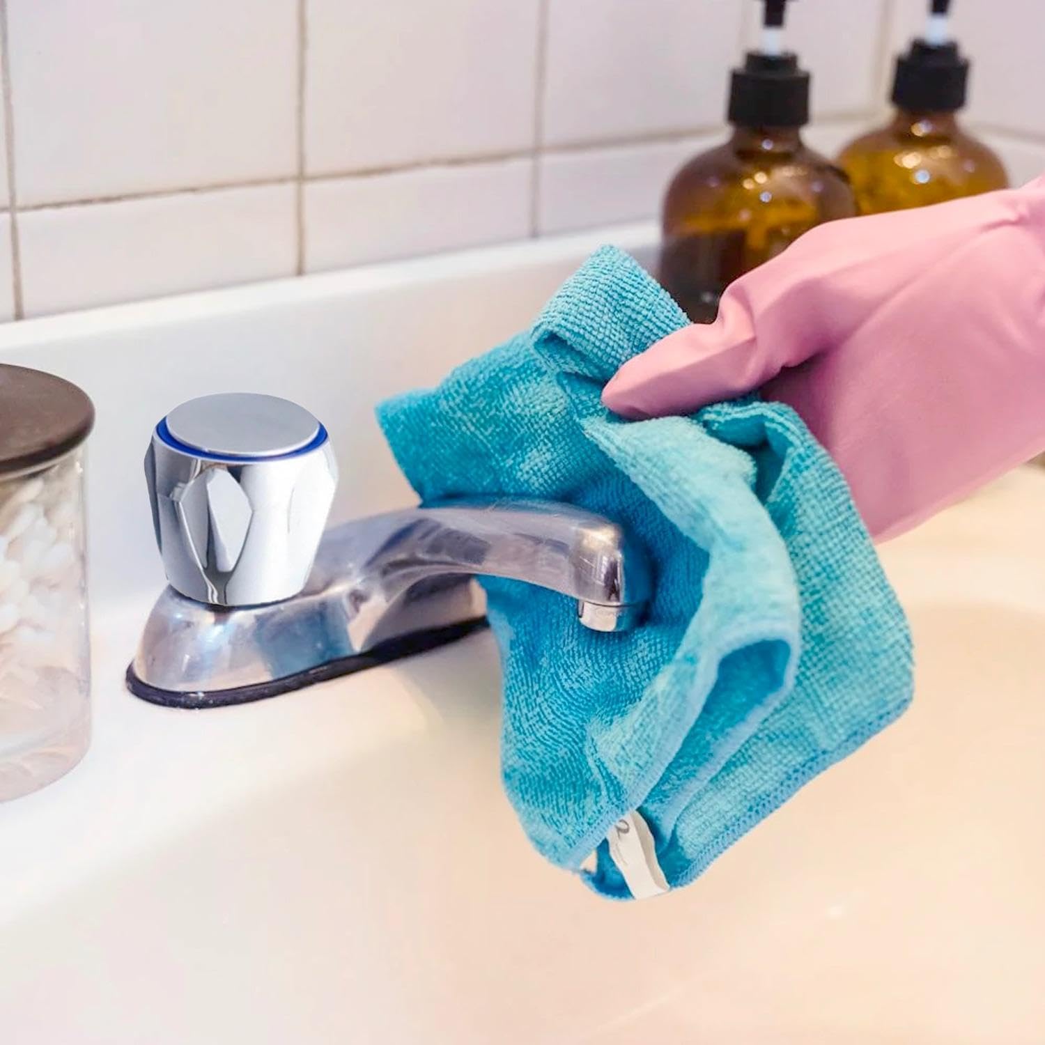 Rubinetti Caldi E Freddi Da 4 Pezzi, Sostituzione Del Rubinetto, Interruttore Del Rubinetto, Rubinetto Del Lavandino, Adatto Per Bagno, Cucina