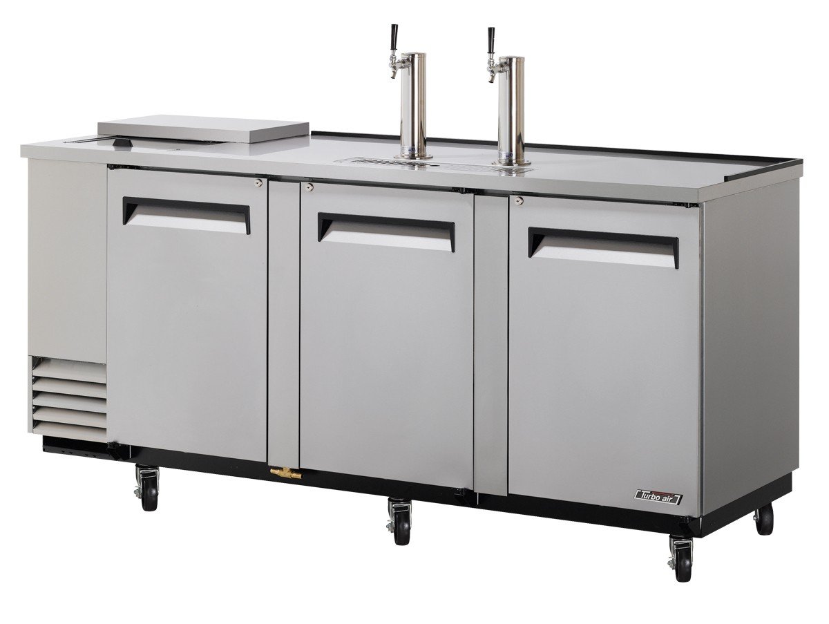 Beer Dispensers by Turbo Air – Stainless Steel, Silver, Model TCB-4SD