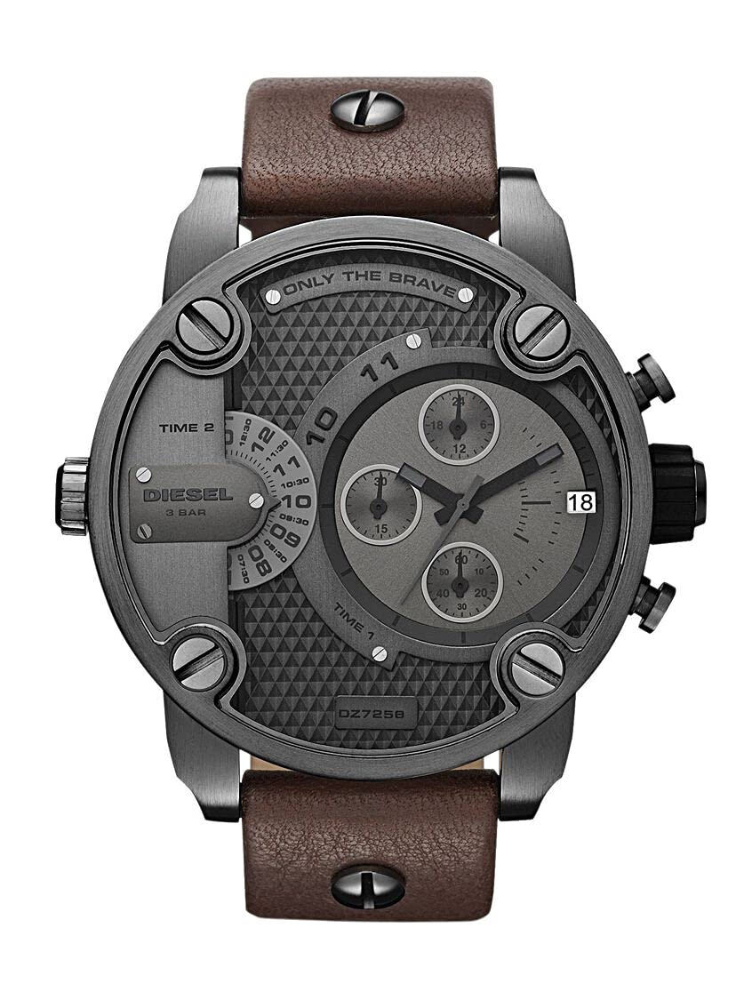 DieseI Only The Brave Chronograph Dual Time Zone Dial Mens Watch DZ7258 (B09ZPKJFM6) Amazon Price History, Amazon Price Tracker