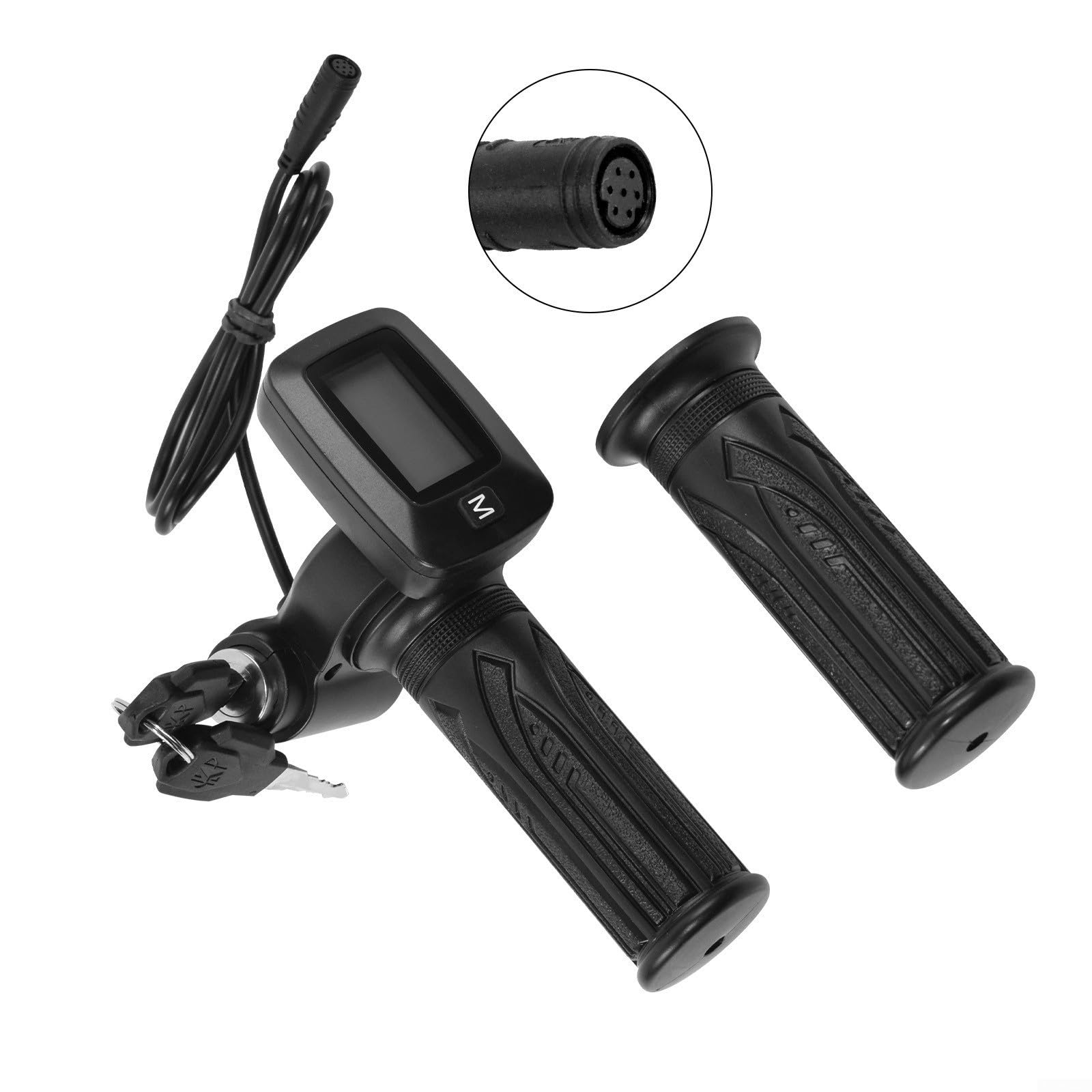 Maneta Eléctrico para Kugoo para tuttio para soleil 01 Control Velocidad Scooter para moto para cross para atv para quad para mini Bicicterra Negro