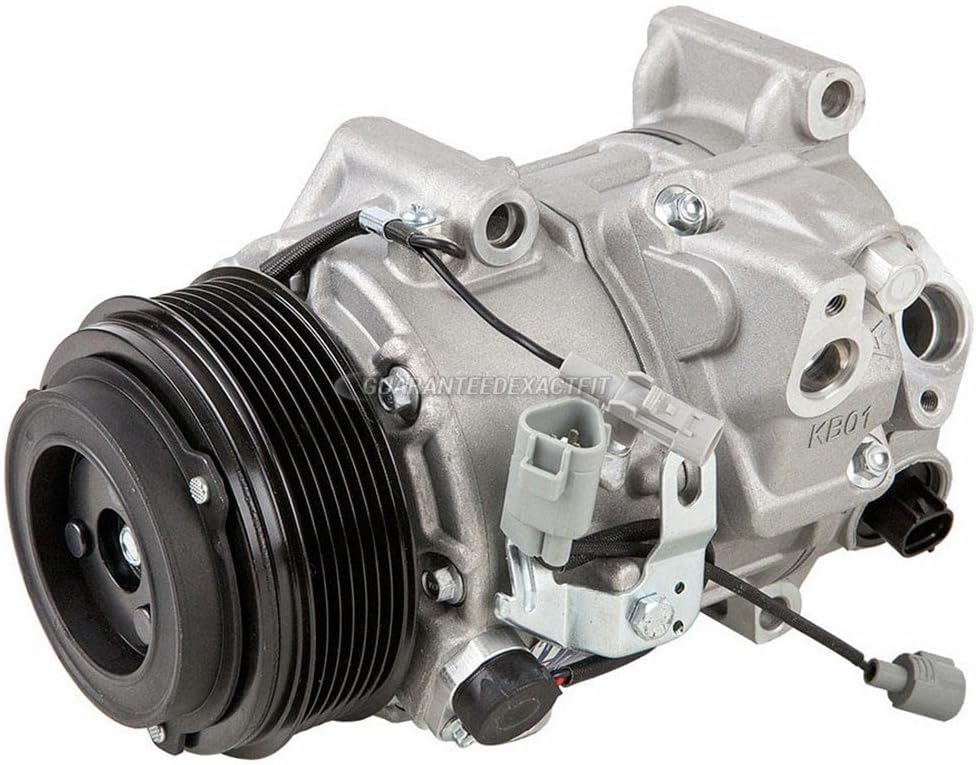 AC Compressor & A/C Kit For Toyota Rav4 V6 2008 2009 2010 2011 2012 - Includes Drier, Expansion Valve, Oil & O-Rings - BuyAutoParts 60-82776RK New