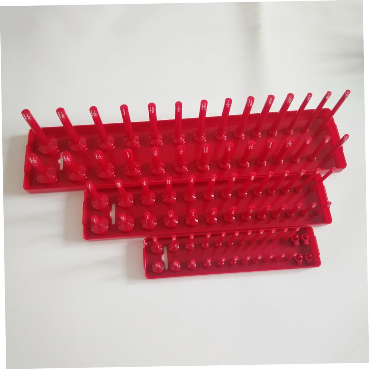 Socket Sizes Socket Organizer High Pole Plastic Socket Holder Rack Long Socket Set Modular Socket Organizer Tray Random